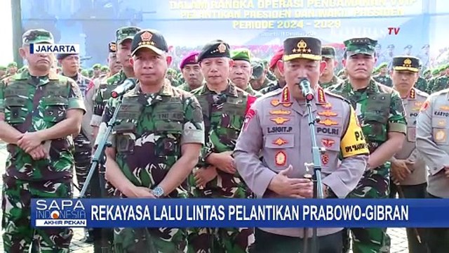 Simak! Begini Rekayasa Lalu Lintas Sekitar Gedung DPR-MPR saat Pelantikan Prabowo-Gibran