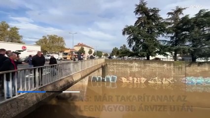 Megkezdődött a takarítás a Közép-Franciaországot sújtó árvíz után