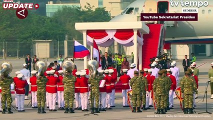 Wakil PM Rusia Denis Manturov Tiba di Bandara Internasional Soekarno-Hatta
