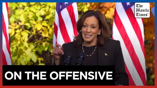 Harris mocks Trump for being 'too exhausted' for debates and interviews at Michigan rally