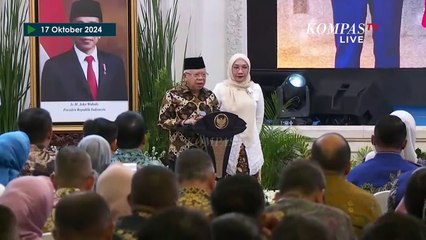 [FULL] Pidato Perpisahan Wapres Ma'ruf Amin ke Jajaran, Sebut Bahagia Kerja Selama 5 Tahun