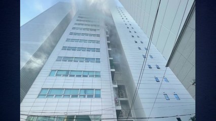 부산 범천동 20층 건물서 화재...2시간 만에 진화 / YTN