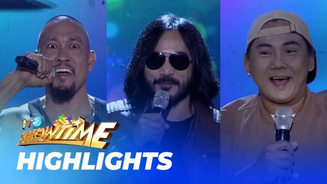 It's Showtime: FACE OFF nina 'The Rock,' 'Keanu Reeves,' at 'Wowie de Guzman!' (Full Kalokalike)