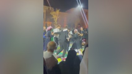 Escena para la historia: suena la música en la noche Saudí y alucinen con Nadal, Djokovic y Alcaraz