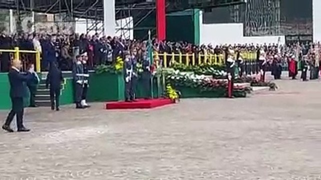 L'Aquila, oltre mille finanzieri cantano l'Inno d'Italia