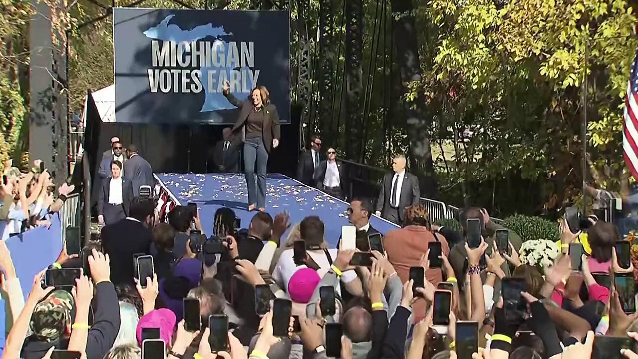 Harris lästert über Trumps Widerstandskraft - dieser kontert wütend