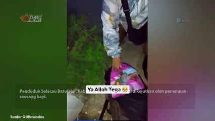 Bikin Geger Penemuan Bayi Hidup di Dalam Tas Ransel di Bandung Barat