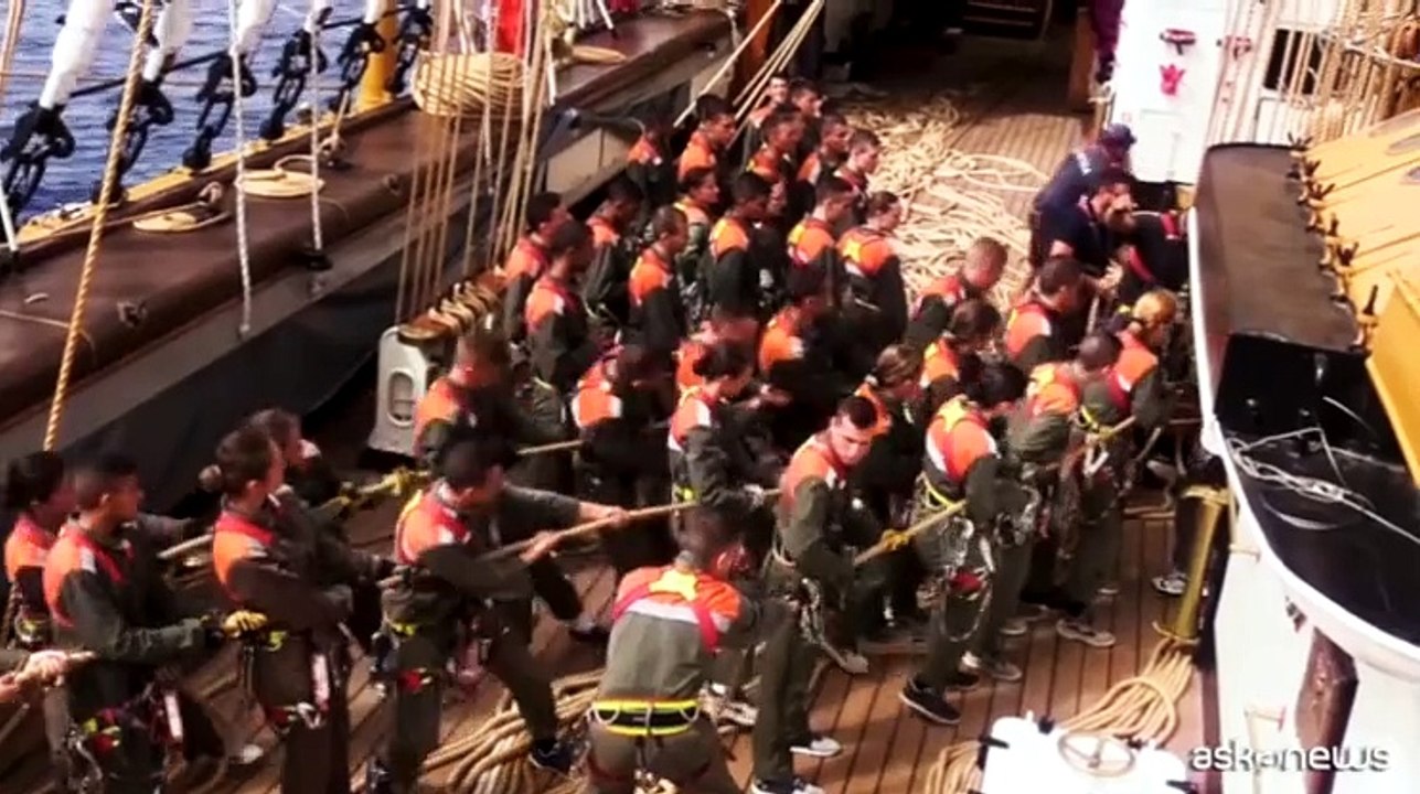 Il Tour Mondiale di Nave Amerigo Vespucci arriva a Singapore