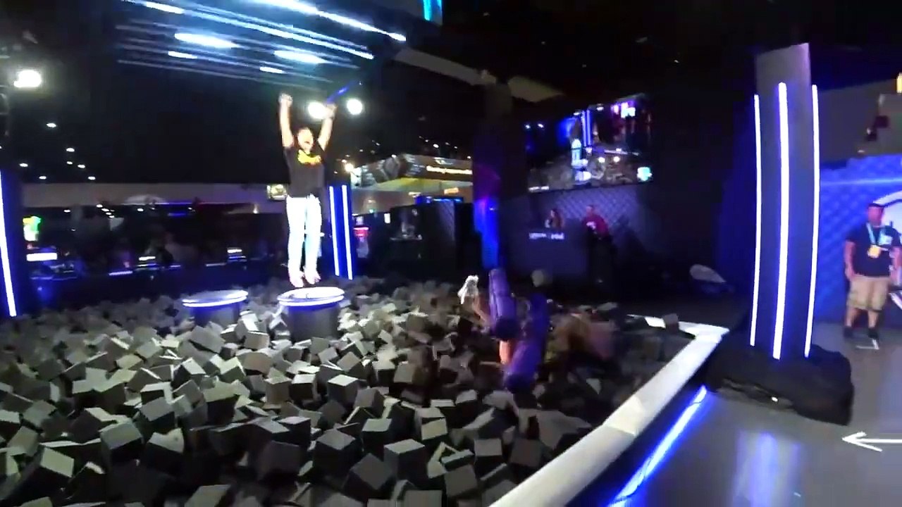 Adriana Chechik Breaks her Back at TwitchCon Foam Pit