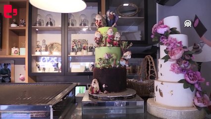 Hollywood müzesini andıran pastane