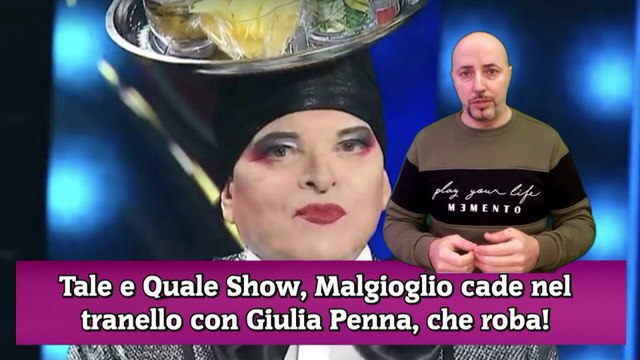 Tale e Quale Show, Malgioglio cade nel tranello con Giulia Penna, che roba!