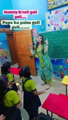 Mummy Ki Roti Goll Goll | Papa ka paisa Goll Goll #teacherdance #studentsdance #foryou #spotlight