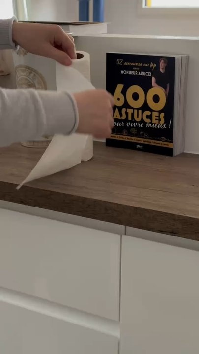 Pour se servir d’essuie-tout facilement 