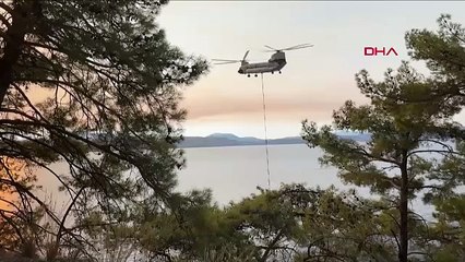 Muğla'yı cehenneme çeviren orman yangınları sürüyor
