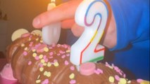 Cute birthday moment as boyfriend's candle placement adds unexpected humor to celebration