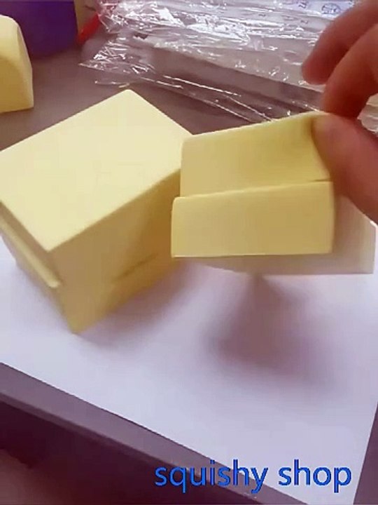 Kawaii Squishy Toys Slow Rising Milk Rice Cake Squeeze Silicone Milk Brick Bread Anti Stress Relief Squishies Toy For Kids Gift