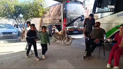 جانب من اليوم الاول لحملة التطعيم ضد شلل الأطفال ( الجرعة الثانية ) في محافظتي خانيونس ورفح