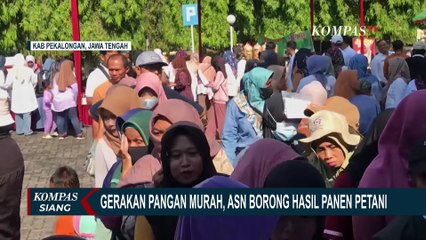 Gerakan Pangan Murah, ASN Borong Hasil Panen Petani di Pekalongan