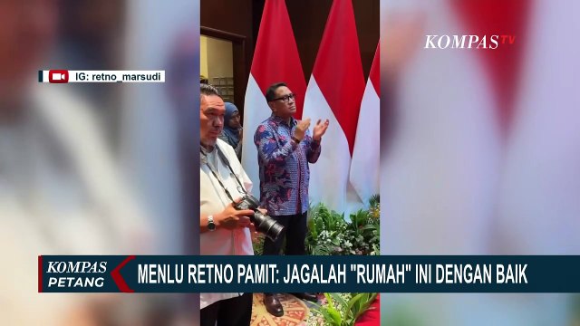 Menangis Haru, Menlu Retno Marsudi Pamitan dan Beri Pesan ke Jajaran Kementerian Luar Negeri
