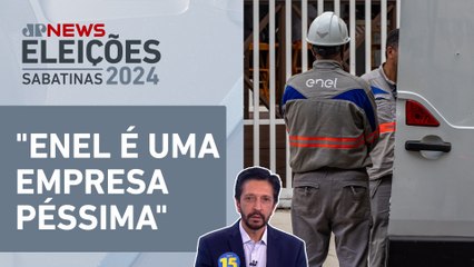 De quem é a culpa do apagão? Nunes diz que contrato com Enel é alçada do governo | SABATINA JP