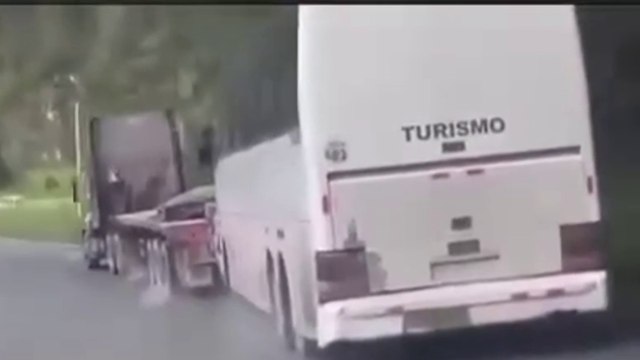 tn7-Honduras: Chofer de tráiler se vistió de héroe y evitó tragedia de bus sin frenos-211024