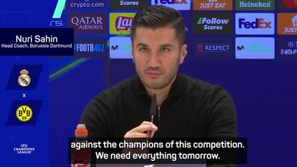 'Mentality is not enough to survive against Real Madrid' - Sahin