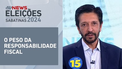 Ricardo Nunes: "Marta Suplicy dobrou a dívida na cidade de São Paulo" | SABATINA JP