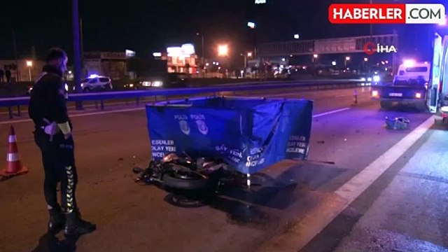Esenler TEM Otoyolu'nda Feci Motosiklet Kazası: 1 Ölü