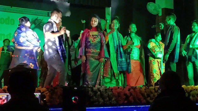 Welcome Ceremony/Bodo Cine Artist Association/All Assam BJP ST Morcha/live performance/Bodo Singers/Geeta/Elisha/Nita/Rabin/Swmkhwr