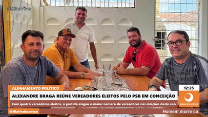 Com quatro vereadores eleitos, PSB manterá postura de oposição na Câmara de Conceição, diz presidente