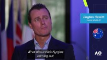 'Keep holding serve' - Hewitt's advice for underdone Kyrgios