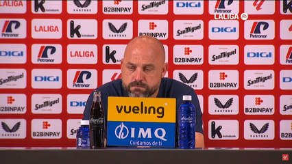 Manolo González, rueda de prensa tras el Athletic - Espanyol