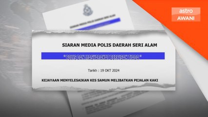 Lelaki ditahan sejam selepas samun warga asing
