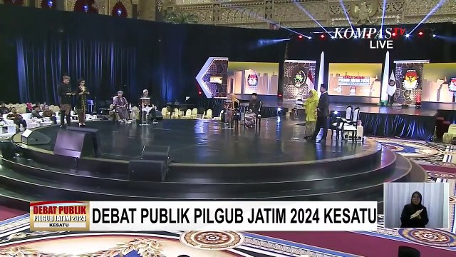 [FULL] Kata Penutup Luluk-Lukman, Khofifah-Emil dan Risma-Gus Hans di Debat Pilgub Jatim Perdana