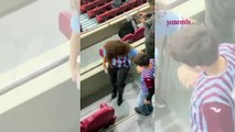 Oyuncu Seray Kaya Trabzon maçına gitti! Stattaki o halleri gündem oldu