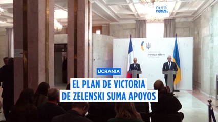 El Plan de Victoria de Zelenski suma apoyos: el ministro de Exteriores francés lo defiende
