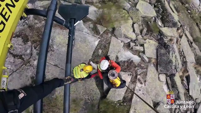 Rescate de un senderista en la Sierra de Gredos en Ávila