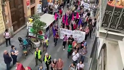 Manifestació multitudinària a València en contra de la turistificació