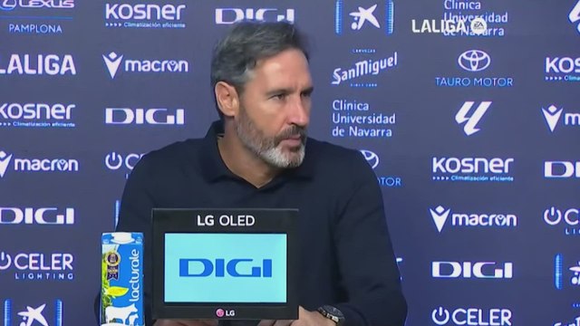 Rueda de prensa de Vicente Moreno tras Osasuna vs Real Betis