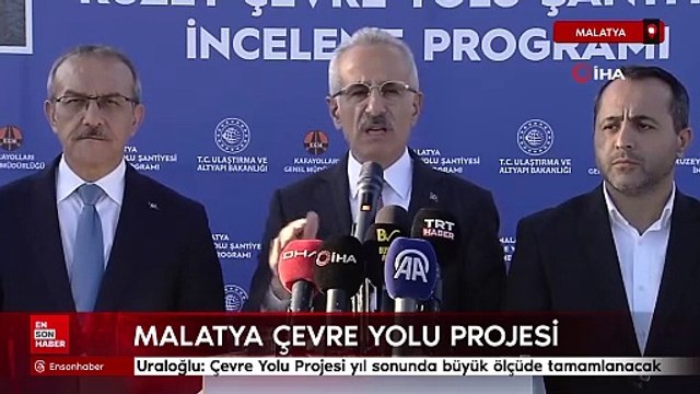 Abdülkadir Uraloğlu: Malatya Çevre Yolu Projesi yıl sonunda büyük ölçüde tamamlanacak