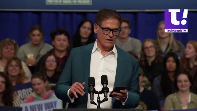 Mark Cuban Criticizes Trump's Tariff Plan at Kamala Harris Rally