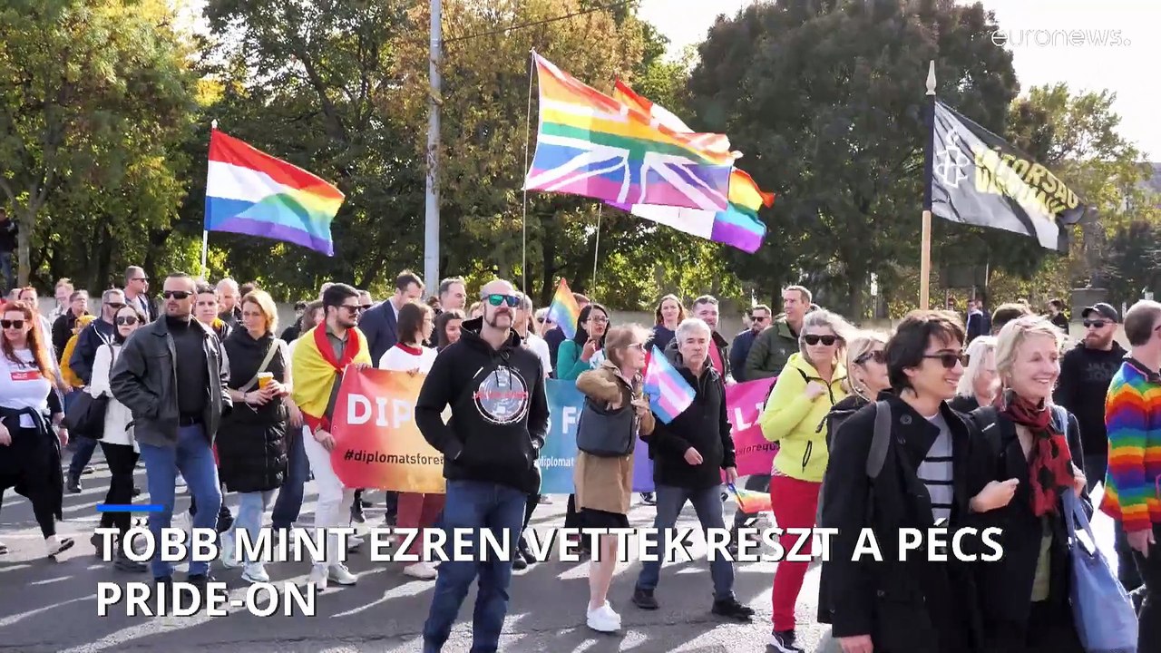 Több mint ezren vettek részt a Pécs Pride-on
