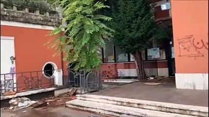 L'ex biblioteca regionale a Chieti in pieno degrado