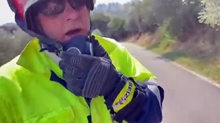 L'incendio a Notaresco, nella frazione di Grasciano
