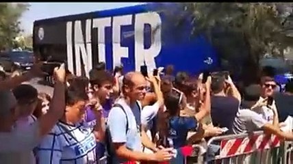 A Pescara scoppia la festa per l'arrivo dell'Inter