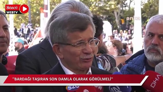 Gelecek Partisi Lideri Davutoğlu: Yenidoğan çetesi bardağı taşıran son damla olarak görülmeli