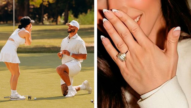 Dak Prescott muestra su lado más romántico al pedir matrimonio con costoso anillo a su pareja Sarah Jane