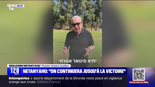 Je suis fier de nos soldats : Benjamin Netanyahu réagit à la mort de Yahya Sinouar