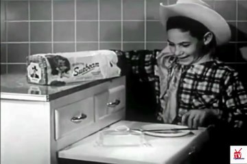 1950s Hopalong Cassidy Sunbeam bread TV commercial