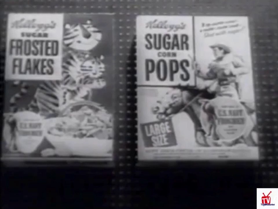 1950s Kellogg's mail-away Navy frogmen - Frosted Flakes & Sugar Pops TV commercial